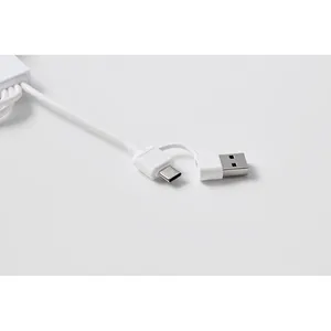 ICAB Customized 2-in-1 <b>Type</b> <b>C</b> Charging <b>Cable</b> for USB Gadgets Promotional Product - Product Image 1