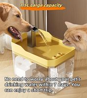 Fontaine à Eau pour Animaux de Compagnie Distributeur d'Eau Courante Silencieux Grande Capacité pour Chat et Chien Abreuvoir Automatique Circulant en Plastique