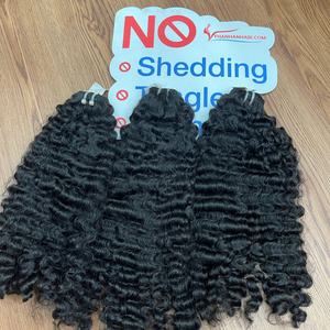 VENTA FLASH Máquina rizada birmana paquetes de cabello de trama extensiones de cabello humano vietnamita sin sintético sin enredos - Product Image 1