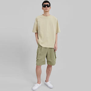 Camiseta Corta Moderna de Corte Cuadrado, 180 GSM, 100% Algodón, Suave, Cómoda, Transpirable, Ropa Casual de Verano, Fabricante de Marca Privada OEM - Product Image 2