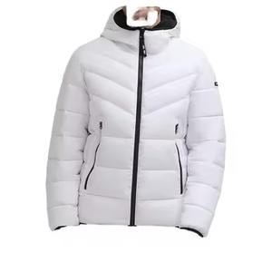 Chaqueta Acolchada Ligera con Capucha y Cuello Alto para Hombre, con Cierre de Cremallera, Informal, para Uso Diario en Exteriores, para Invierno - Product Image 1