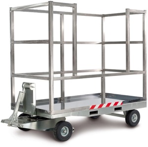 รถพ่วงอิตาลี OSP จุได้180-600กก. สำหรับเคลื่อนย้ายภาชนะบรรจุขยะสำหรับโรงพยาบาลติดเชื้อการจัดการขยะแบบมืออาชีพ - Product Image 1