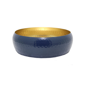 Conception martelée cuisine et dessus de table en fer forme ronde bol couleur argent bol de service et bols décoratifs faits à la main en vrac - Product Image 6