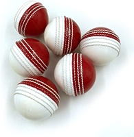 Ballons d'entraînement de test et de match professionnels personnalisés de haute qualité balle de frappe de cricket en cuir véritable Hardcore