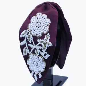 ที่คาดผมลูกปัดมาร์ดิกราส์แฟชั่นใหม่ที่คาดผมสไตล์เกาหลีคุณภาพระดับพรีเมียมขายส่งคอลเลกชันที่ดีจากอินเดีย - Product Image 4