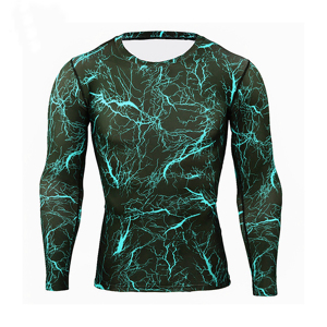 Rashguard à manches longues pour homme, sous-vêtement de compression à séchage rapide pour entraînement, sport, gymnastique, BJJ Rush Guard - Product Image 4