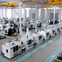 Machine de tournage et de fraisage CNC de haute précision pour pièces en aluminium et en acier, usinage industriel