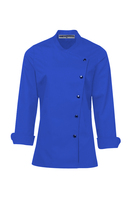 Uniforme de Chef de Manga Larga para Restaurante, Unisex, Color Personalizado, Logotipo Impreso Digitalmente, Chaqueta de Trabajo de Polialgodón para Uso en Cocina y Alimentos