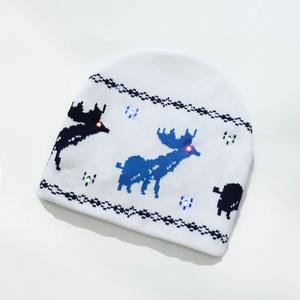 Wholesale Custom Winter Acrylic Jacquard Hats Knitted Embroidered <b>Beanies</b> for Men <b>Women</b> Custom Sublimation <b>Beanie</b> Caps Hats - Product Image 1