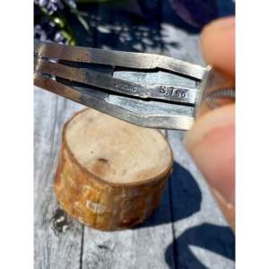 Sheila Tso's Fashion <b>Cuff</b> <b>Bracelet</b> Spiny Oyster & Purple Spiny Sterling <b>Silver</b> - Product Image 5