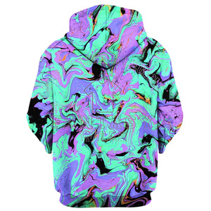 FANTASY WEAR 2026 Vente en gros Sweat à capuche oversize en polaire 350 GSM multicolore, design personnalisé, logo imprimé, sans cordon - Product Image 1