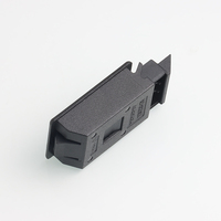 Serrure en plastique MS733-2B plastique pousser pour fermer serrure serrures à bascule loquet à pression