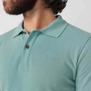 Polos Meridian para hombre con cuello afilado de acabado nítido y ajuste inteligente diseñados para un estilo informal de negocios híbrido - Product Image 4