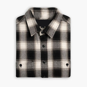 Camisas de franela a cuadros de algodón para hombre, servicio OEM, suaves y cómodas, de talla grande, nuevo diseño, camisas de franela de trabajo con panel para niños - Product Image 3