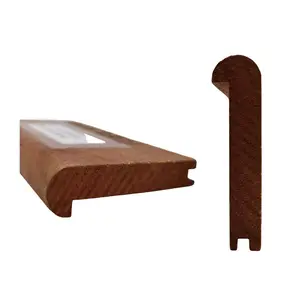 Bester Lieferant HCH Meranti 23Mm X 80Mm Keine Beschichtung Feinste Holz kante für traditionelle Treppen anwendungen