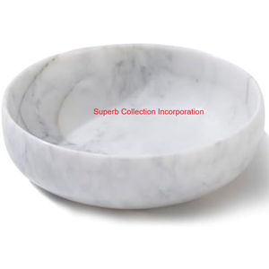 Best <b>White</b> Natural Marble Pedestal Fruit <b>Bowl</b> Hand-Carved Decorative <b>Serving</b> <b>Bowl</b> For Luxury Home Decor & Table Wholesaler Price - Product Image 6