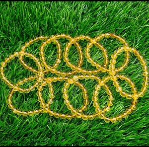 Original Yellow Citrine <b>Bracelet</b> for <b>Men</b> Women Natural Energised <b>Bead</b> Stone Crystal <b>Bracelet</b> with Lab Certificate for Weddings - Product Image 2