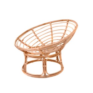 เก้าอี้ปาปาซานหวายสไตล์โบฮีเมียน เฟอร์นิเจอร์ตกแต่งบ้านสำหรับห้องนั่งเล่น ห้องนอน เก้าอี้หวายธรรมชาติสำหรับพักผ่อน เหมาะสำหรับโรงแรม วิลล่า สวนกลางแจ้ง - Product Image 2