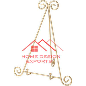 Support à 3 plats Support en métal fini or antique pour la décoration de la maison, de l'hôtel et de la cuisine. - Product Image 6