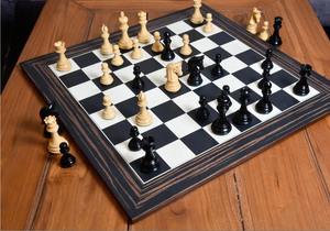 Pièces d'échecs professionnelles neuves de style impérial, en bois d'ébène véritable, jeu d'échecs en bois de buis, roi de 3,75 pouces, reines supplémentaires - Product Image 3