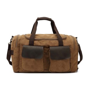 Bolsas de lona de cuero impresas con logotipo personalizado de alta calidad/Bolsas de lona de cuero en blanco de moda con logotipo personalizado al por mayor - Product Image 1