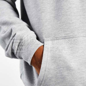 Último diseño Adult Easy Fashion Wear 100% algodón manga larga sudaderas con capucha de gran tamaño transpirable y teñido liso para invierno - Product Image 3