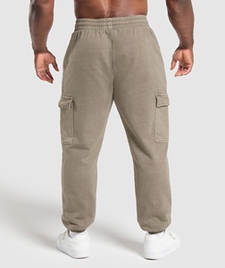 Wholesale High Waist Quick Dry <b>Jogger</b> Sweatpants for Mens pants Nylon Sports custom washed Pants With Drawstring men's pants - Product Image 3