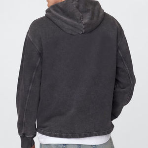 Sudaderas con Capucha para Hombre Lavadas, Sudadera con Capucha de Algodón Orgánico para Hombre, Sudadera de Manga Larga con Capucha, Sudadera con Capucha Personalizada para Hombre - Product Image 5
