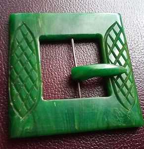 Cinturón de resina personalizado de estilo más popular para hebilla cuadrada Color especial Tortieseshell - Product Image 1