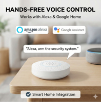 Sistema de Alarma GSM WiFi Inteligente Tuya, Kit de Seguridad Inalámbrico para el Hogar de 433MHz con Marcación Automática y Notificaciones Push en la Aplicación