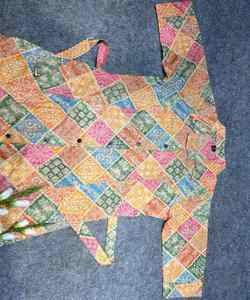 ชุดราตรียาวถึงพื้นทำจากผ้าโปร่งบางเซ็กซี่ล่าสุดมีลวดลายลายตารางหรูหราและผ้าฝ้ายทำงานด้วยมือ - Product Image 6