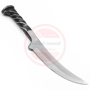 มีดเปล่ามีดเหล็กดามัสกัสทำมือสำหรับตั้งแคมป์ล่าสัตว์ทำด้วยมืองานตามสั่ง - Product Image 3