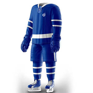 Uniforme de hockey sur glace respirant avec logo personnalisé, fabrication professionnelle, vêtements de sport, uniforme de hockey sur glace en vente en ligne - Product Image 1