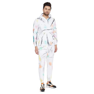 Custom <b>Black</b> Tie Dye Pullover Tracksuit for Men Quick Dry Gym Training Sports Runners Manufactured <b>Plain</b> Design Wholesale High - Product Image 1