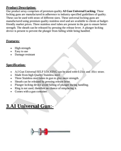 ปืนผสมเทียมสัตวแพทย์สแตนเลสอุปกรณ์เพาะพันธุ์สัตว์ - Product Image 5