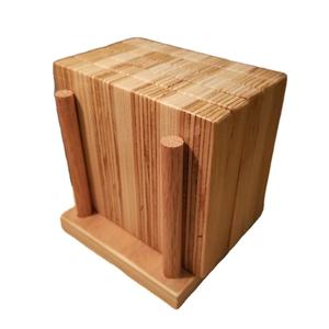 Posavasos de madera actualizado, decoración de mesa de pago, posavasos de boda, rectangular, creativa, de aislamiento - Product Image 3