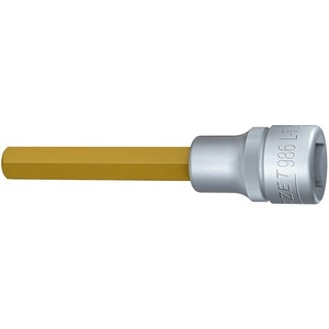 HAZET 986L Inserto para Llave de Tubo de 1/2 Pulgada con Diámetro de 10 mm, Longitud de 100 mm, Llave Hexagonal Interna 100% - Product Image 1