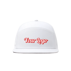 Gorras de Béisbol de 7 Paneles con Cierre a Presión, Gorra de Golf con Bandera Personalizada, Visera Plana, Parche de Goma, Impermeable, Fabricante de Gorras Deportivas de Vietnam - Product Image 2