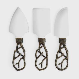 ชีสสไปเดอร์สีเงินสว่างมือจับแฮนด์เมดผูกปมคู่กับการออกแบบนูนปลายชุดสไปเดอร์ชีสสไตล์ตะวันตก - Product Image 2