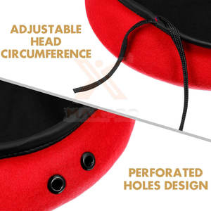 Bérets de haute qualité, nouveau style, couleur unie, unisexes, prix raisonnable. - Product Image 4