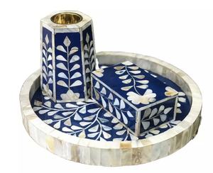 Juego de Bandejas de Diseño Moderno, Bandeja de Madera/MDF/Resina, Caja para Incienso, Porta Incienso, Caja de Madera para Oud, Juego de Bakhoor, Caja de Madera para Incienso - Product Image 3