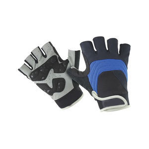 Gants de cyclisme respirants à demi-doigts avec protection UV et dragonne réglable pour les sports d'extérieur avec logo personnalisé - Product Image 4