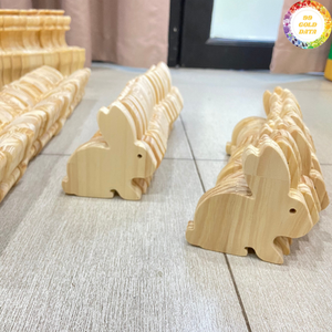 ของเล่นสัตว์ทำด้วยมือจากไม้จากเวียดนามโดยใช้วัสดุไม้เนื้อแข็งสำหรับเด็กเล่นสร้างสรรค์และพัฒนาทักษะ - Product Image 4