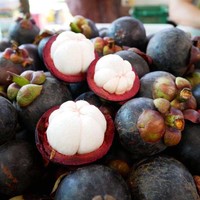 Zoete en voedzame biologische verse Thaise mangosteen, gezonde en verfrissende snack, kwaliteit A, 8 kg, Khey Taladthai