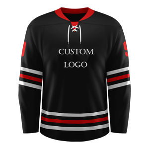 Diseñador de moda para hombre camisa de hockey uniforme OEM imprimir logotipo ropa deportiva de los hombres hielo majestuoso jersey de hockey - Product Image 4