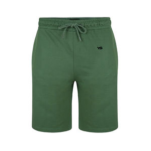 Short décontracté taille moyenne à la mode pour hommes 100% coton à séchage rapide avec poches à cordon Logo personnalisé et couleurs multiples - Product Image 2