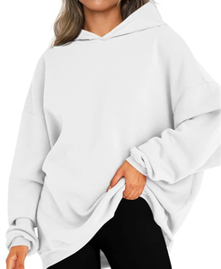 Sudaderas con capucha de lana de invierno de manga larga para mujer, sudaderas con capucha, jersey con capucha para mujer, transpirable de alta calidad - Product Image 1