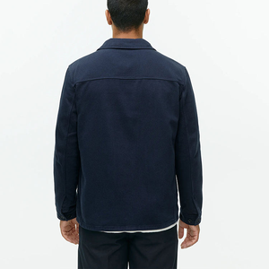 เสื้อแจ็กเก็ตผ้าทอลายทแยงสำหรับบุรุษผ้าคอตตอน100% มีโลโก้ตามสั่งสำหรับฤดูหนาว - Product Image 4