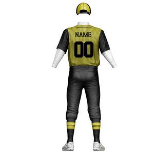 Jersey de béisbol de manga corta logotipo personalizable bordado liso poliéster ropa deportiva sublimación impresión uniformes gran oferta - Product Image 2