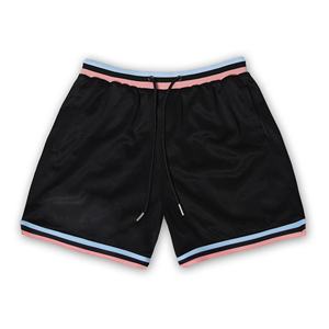 Pantalones Cortos de Baloncesto Personalizados de Alta Calidad con Logotipo Frontal, Talla Grande, Transpirables, Bordados, de Malla de Poliéster - Product Image 1